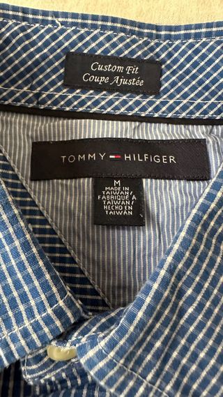 Camisa Tommy Hilfiger Custom Fit Talla M