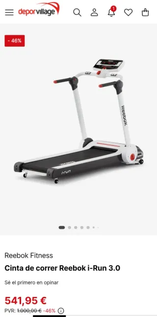 Cinta Correr Reebok I-RUN 3.0