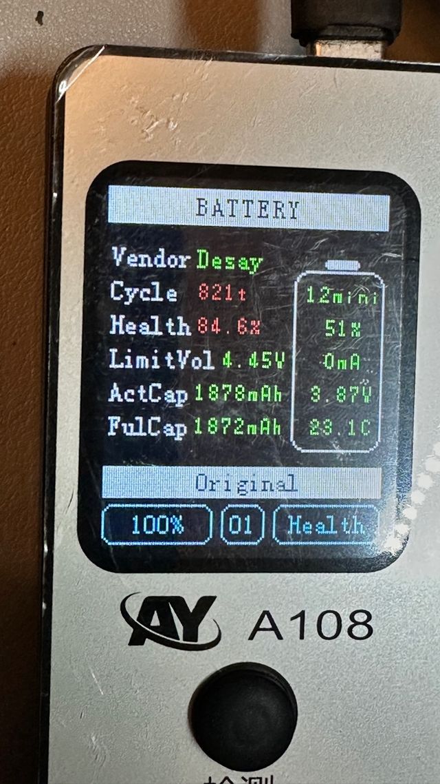 Batteria iPhone 12 mini - 84%. Originale Apple 