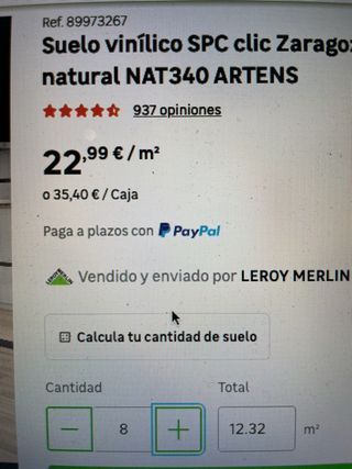 Suelo Vinílico SPC clic Zaragoza Extrem