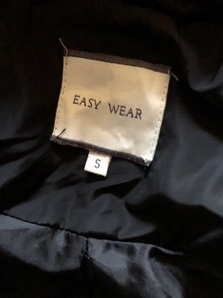 Abrigo acolchado negro Easy Wear