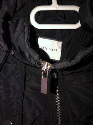 Abrigo acolchado negro Easy Wear