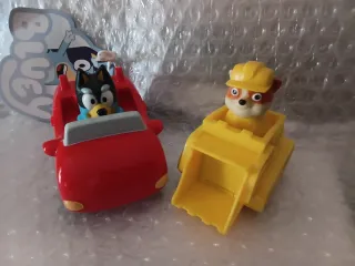 2 Cochecitos Juguete Rojo y Amarillo