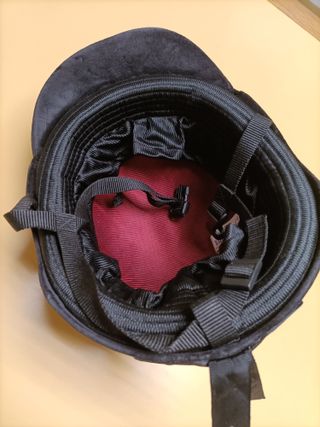 Casco Equitación Fouganza Decathlon Negro