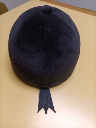 Casco Equitación Fouganza Decathlon Negro