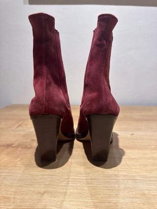 Botas Paris Texas Rojo Ante