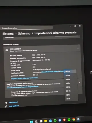 Monitor Asus ROG Swift PG259QN