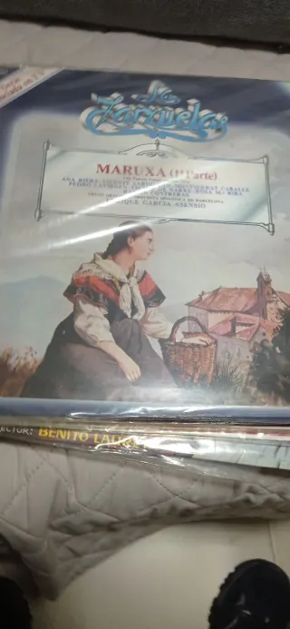 Lote de 12 discos de zarzuela