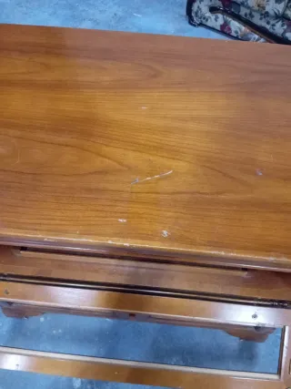 Mueble TV clásico madera auxiliar