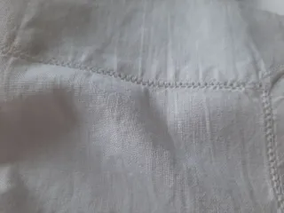 Lenzuolo con 2 federe ricamate metà '900