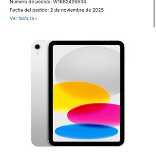 iPad 10ª Gen 128 GB Plata