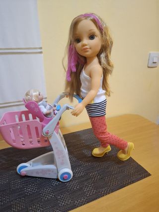 Nancy Supermercado Carrito Muñeca Bebé