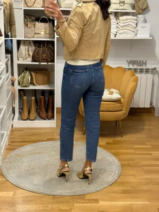 Chaqueta corta piel XS