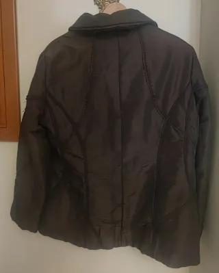 Chaquetón marrón mujer talla 44