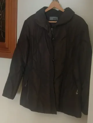 Chaquetón marrón mujer talla 44