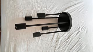 Lámpara colgante salón/bodega.  Sin bombillas.