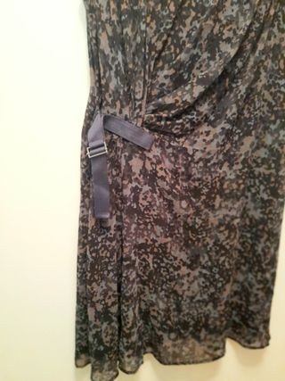 Vestido midi estampado