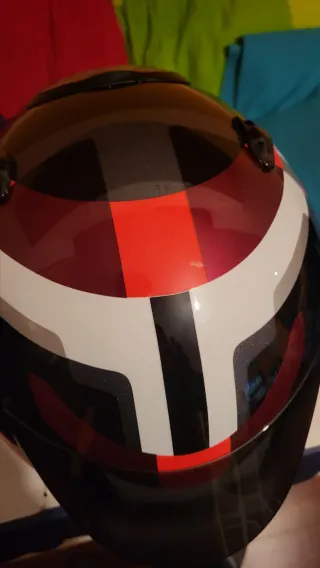 Casco Arai Quantic red snake talla S