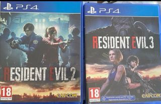 Resident Evil 2 y 3 PS4
