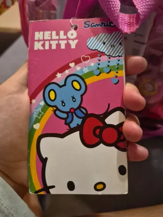 Patines de Hello Kitty y mochila