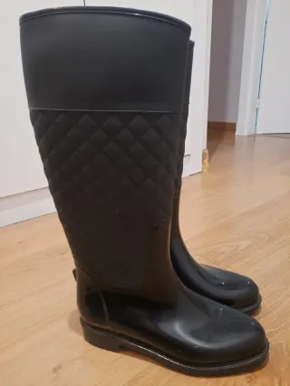 Botas de agua negras 38