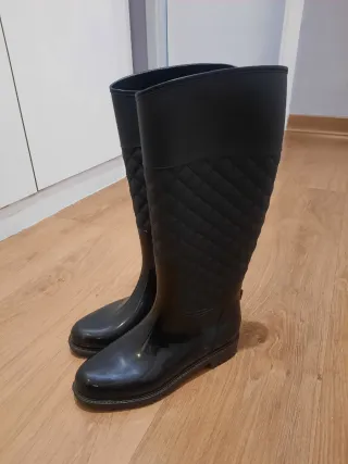 Botas de agua negras 38