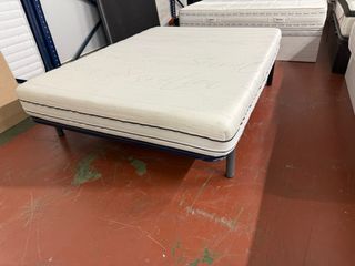 SOMIER Y COLCHON VISCO 150x200