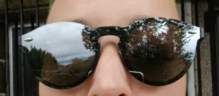 Gafas de Sol Polarizadas Polar Negras/Espejo