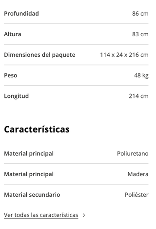 Sofá cama Maisons du Monde Elvis Marrón