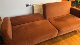 Sofá cama Maisons du Monde Elvis Marrón