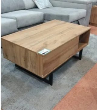Mesa de centro madera y metal