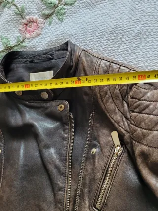 Giubbotto pelle donna Gas marrone