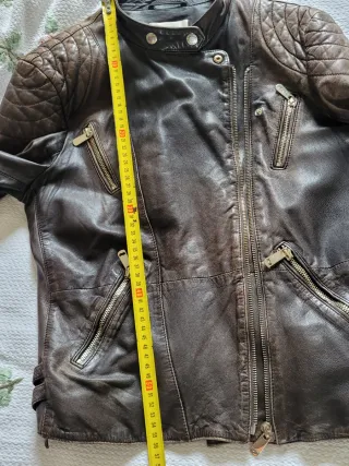 Giubbotto pelle donna Gas marrone