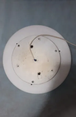 Applique Vetro Murano Anni '70 Rosso Bianco