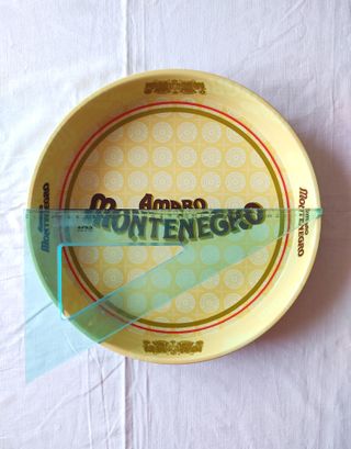 Vassoio Amaro Montenegro in Latta
