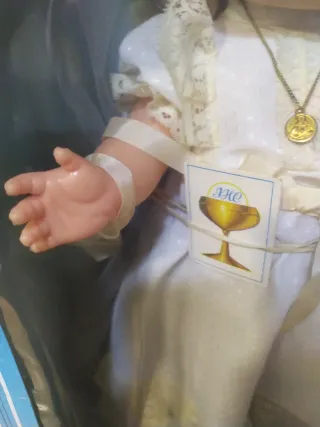 Muñeca Poldina Habladora Comunión Años 80