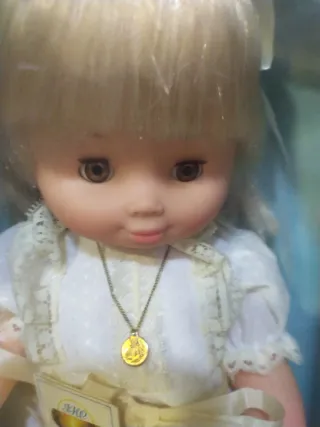 Muñeca Poldina Habladora Comunión Años 80