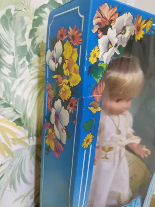 Muñeca Poldina Habladora Comunión Años 80