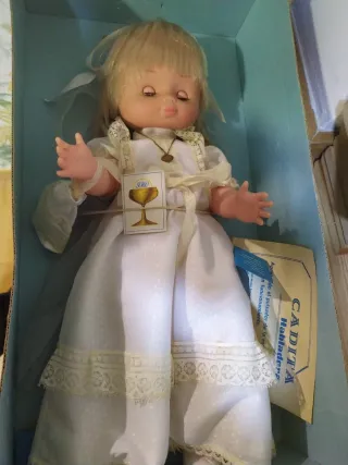 Muñeca Poldina Habladora Comunión Años 80