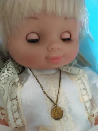 Muñeca Poldina Habladora Comunión Años 80