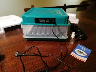 Incubadora 36 huevos automática dual-eléctrica