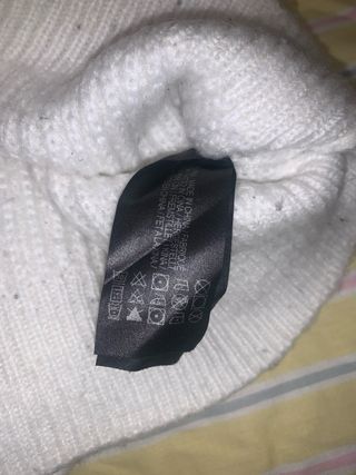 Maglione Pull & Bear Bianco con zip