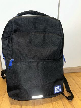 Mochila Oxford Negra y Azul