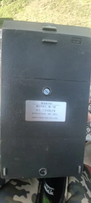 Grabadora Sanyo M-18 Cassette Años 60