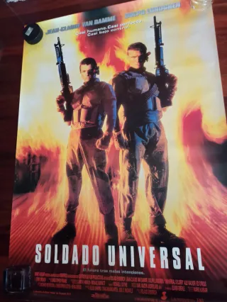 SOLDADO UNIVERSAL POSTER ORIGINAL VAN DAMME
