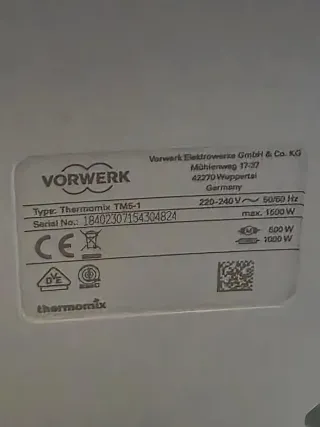 Thermomix TM5 con accesorios, poco uso