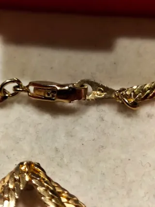 Lote Vintage Collar y Pendientes chapado en oro