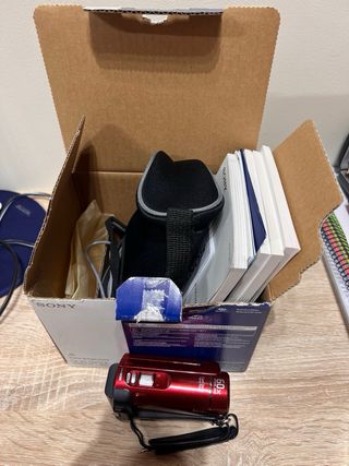 Videocámara Sony Handycam DCR-SX30E Roja