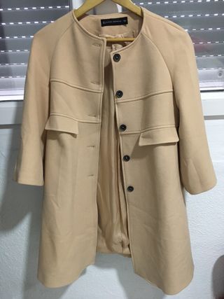 Abrigo Zara Beige
