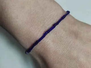 Pulserita Fina Azul y Elástica